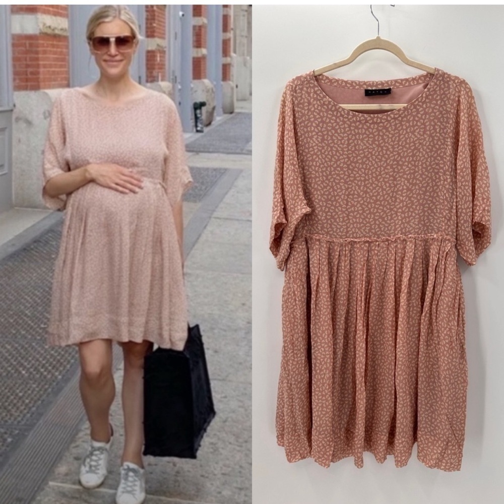 Nwt Hatch The Lucia Dress In Blush Daisy Pink Size 0